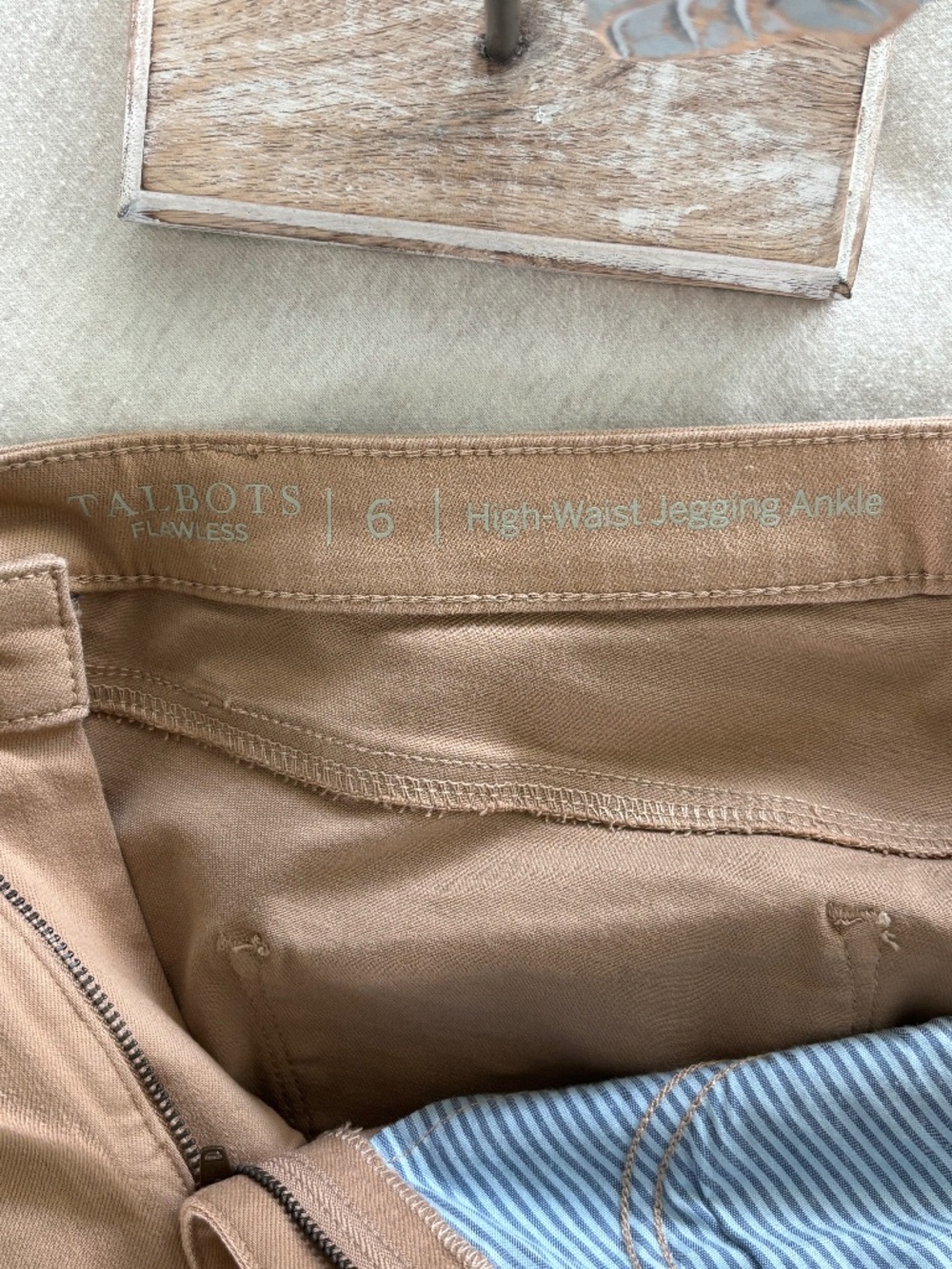 NWT Talbots Flawless High Waist Ankle Jean Sz 6 - Picture 9 of 11